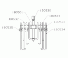 EXTRACTOR MULTIPLE FORZA SERIE 1800 CON 8 PATAS